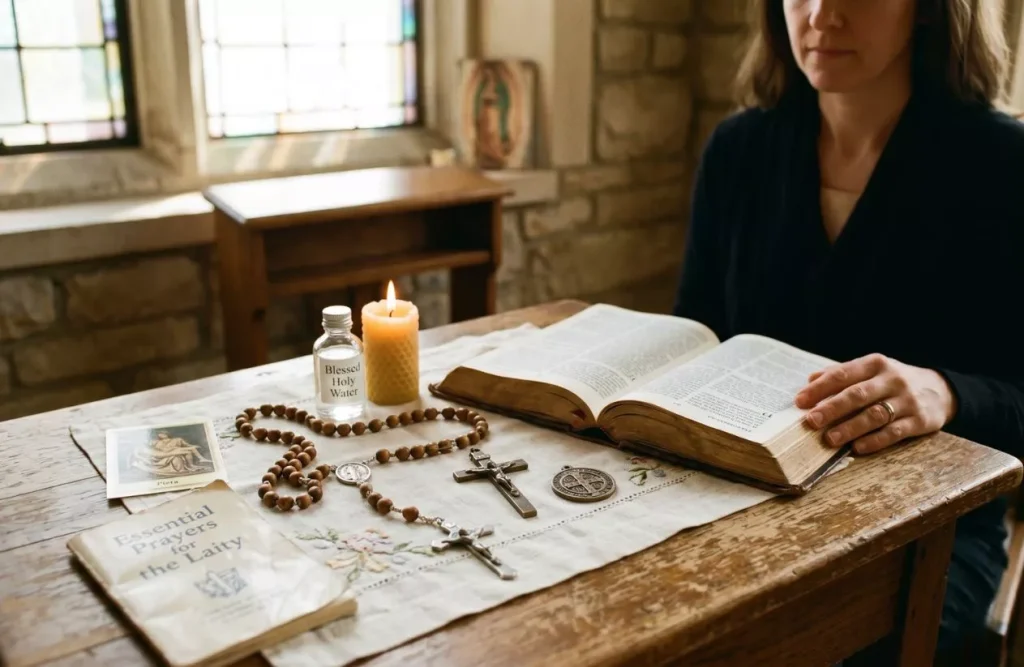 image illustrate core spiritual weapons permissible for laypeople