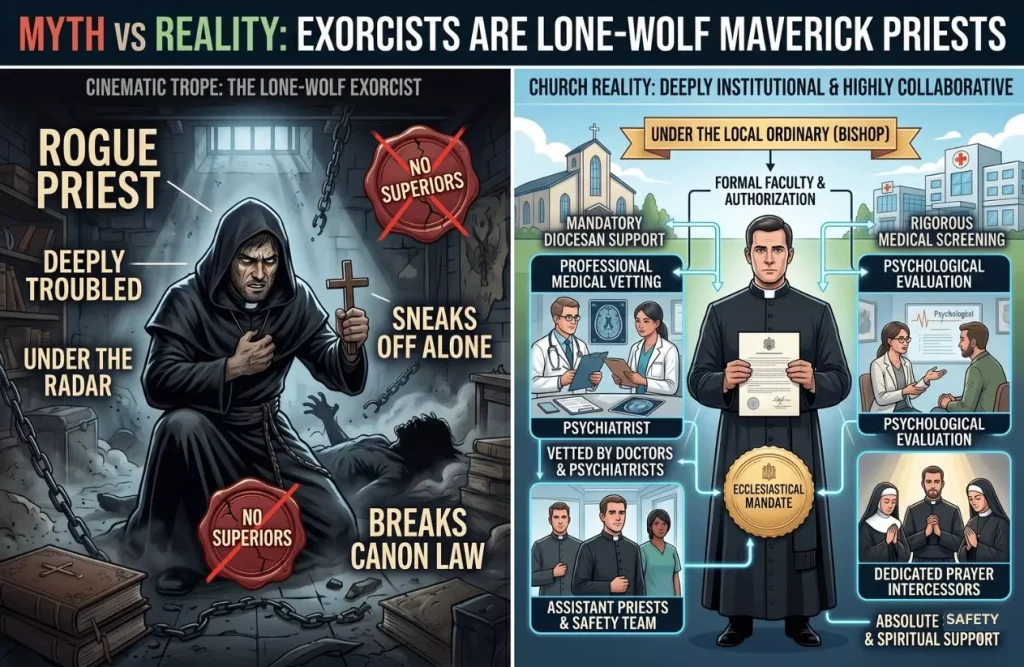 Myth 3 exorcists are lone wolf maverick priests