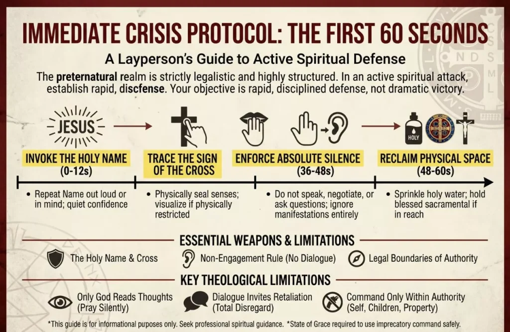 image illustrate immediate crisis protocol the first 60 seconds