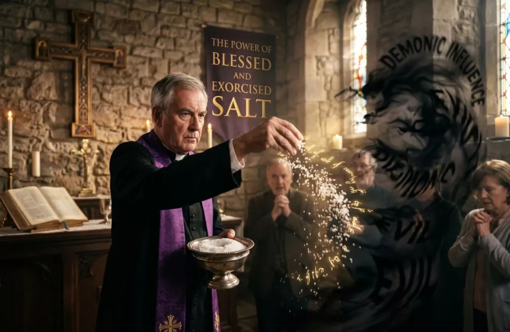 the power of blessed and exorcised salt