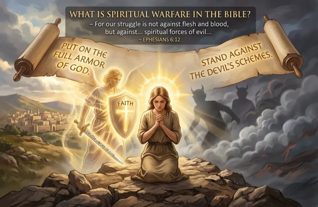 what is spiritual warfare in the bible