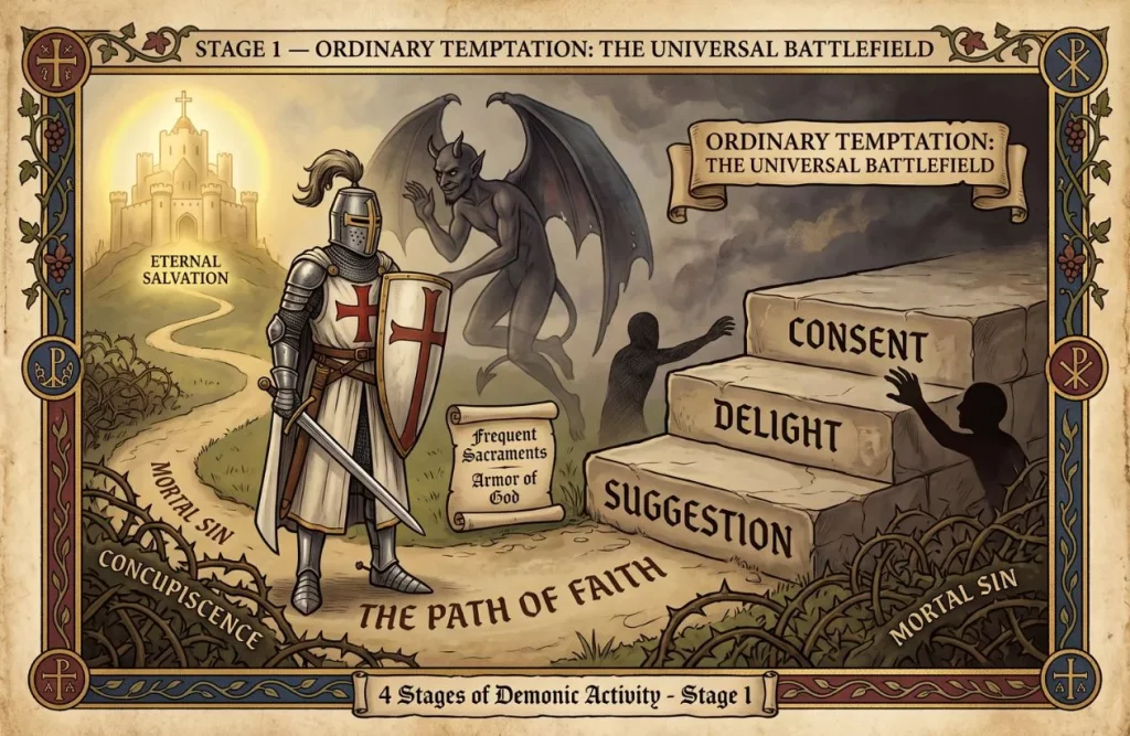 stage-1-ordinary-temptation-the-universal-battlefield one of Stages of Demonic Activity