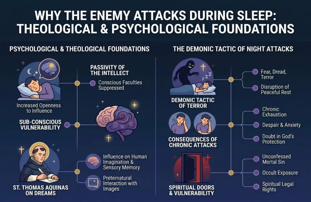 why-the-enemy-attacks-during-sleep-theological-and-psychological-foundations demonic oppression in sleep catholic